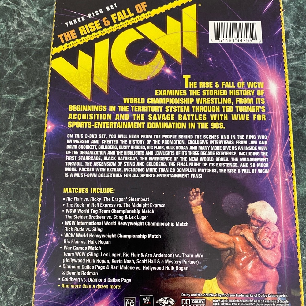 The Rise & Fall Of WCW 3-Disc Set - Picture 2 of 3